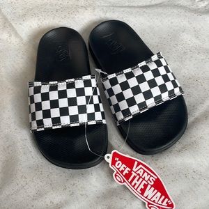 NWT kids VANS slides